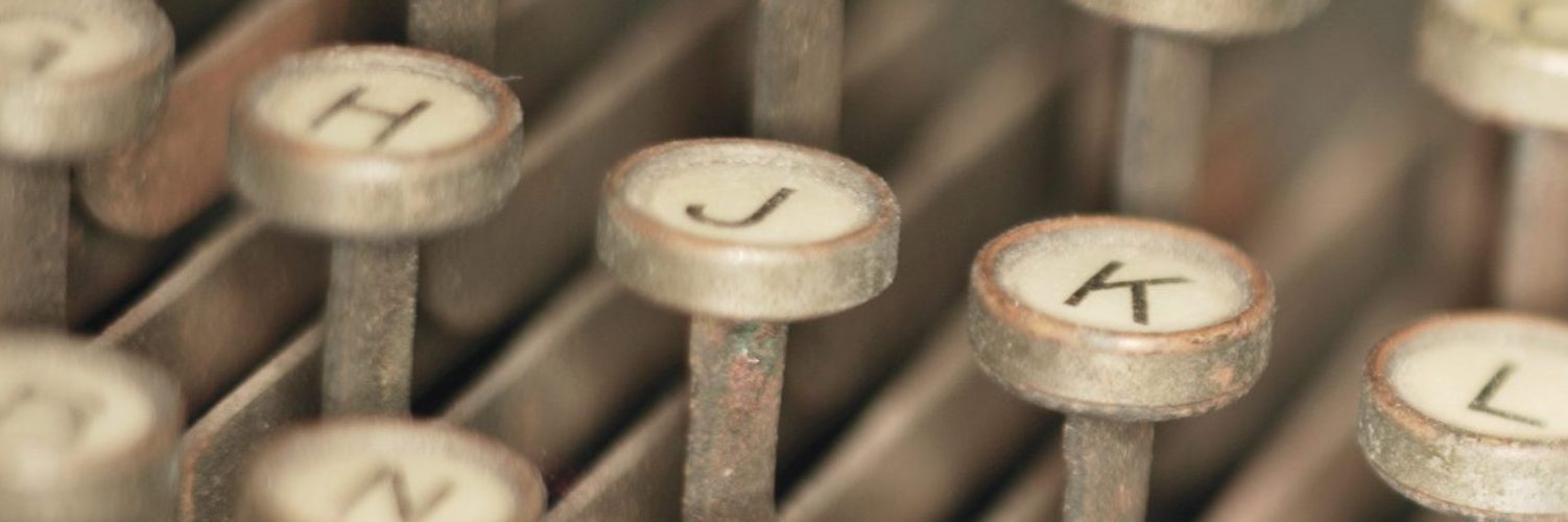old typewriter keys